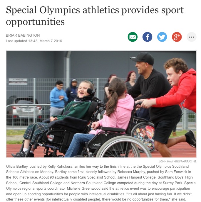 Special Olympics Athletics